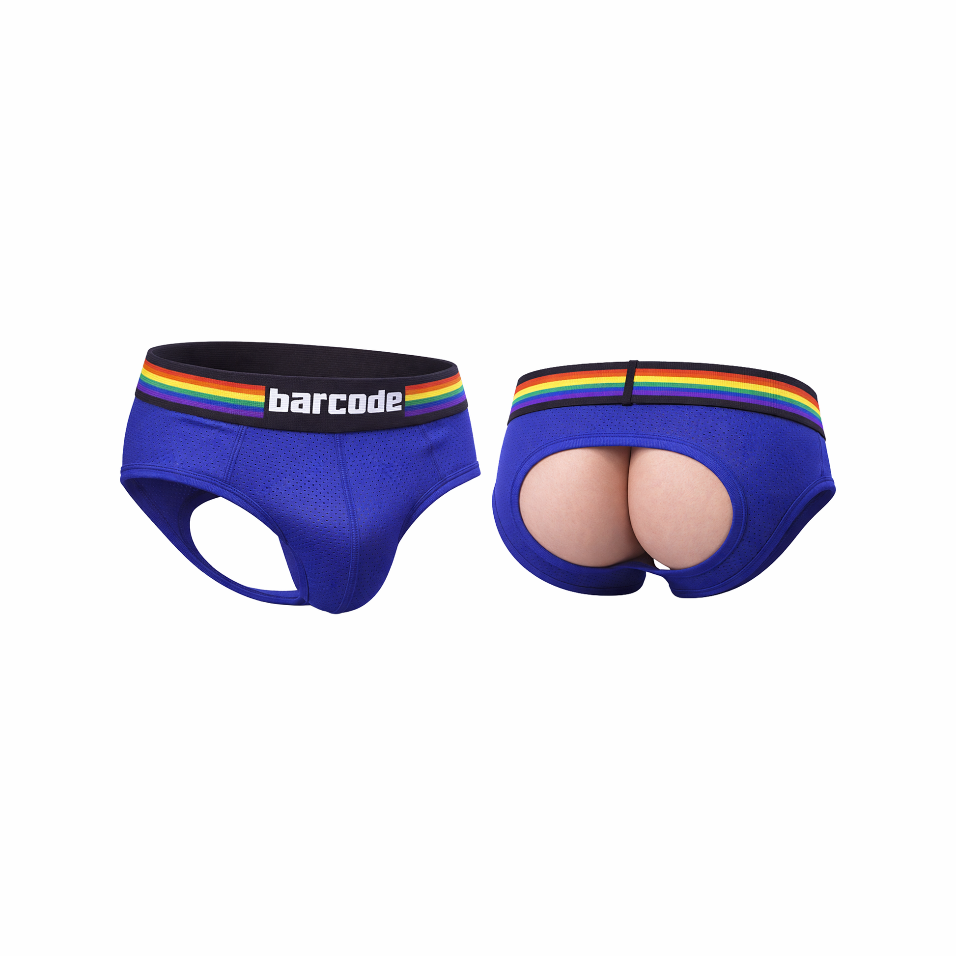 Barcode Berlin Backless Brief Pride Royal