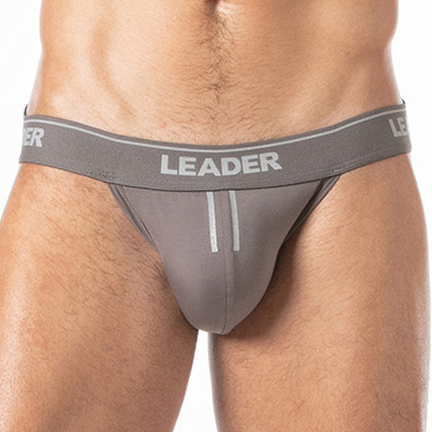 LEADER ID Sports Jockstrap Taupe