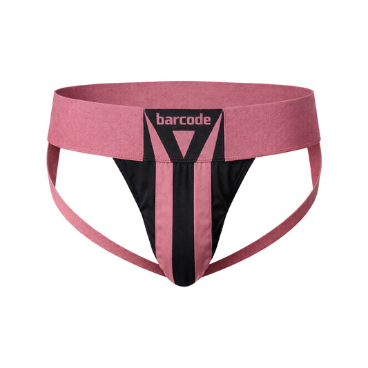 Barcode Berlin Jockstrap Zuri Brownishpurple/Black